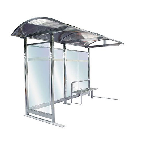 Stainless Steel Bus Stop Shelter 